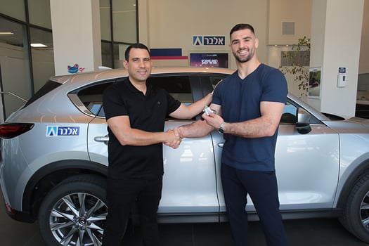 אורן אלעזרא ופיטר פלציק, צילום: ליאור נורדמן